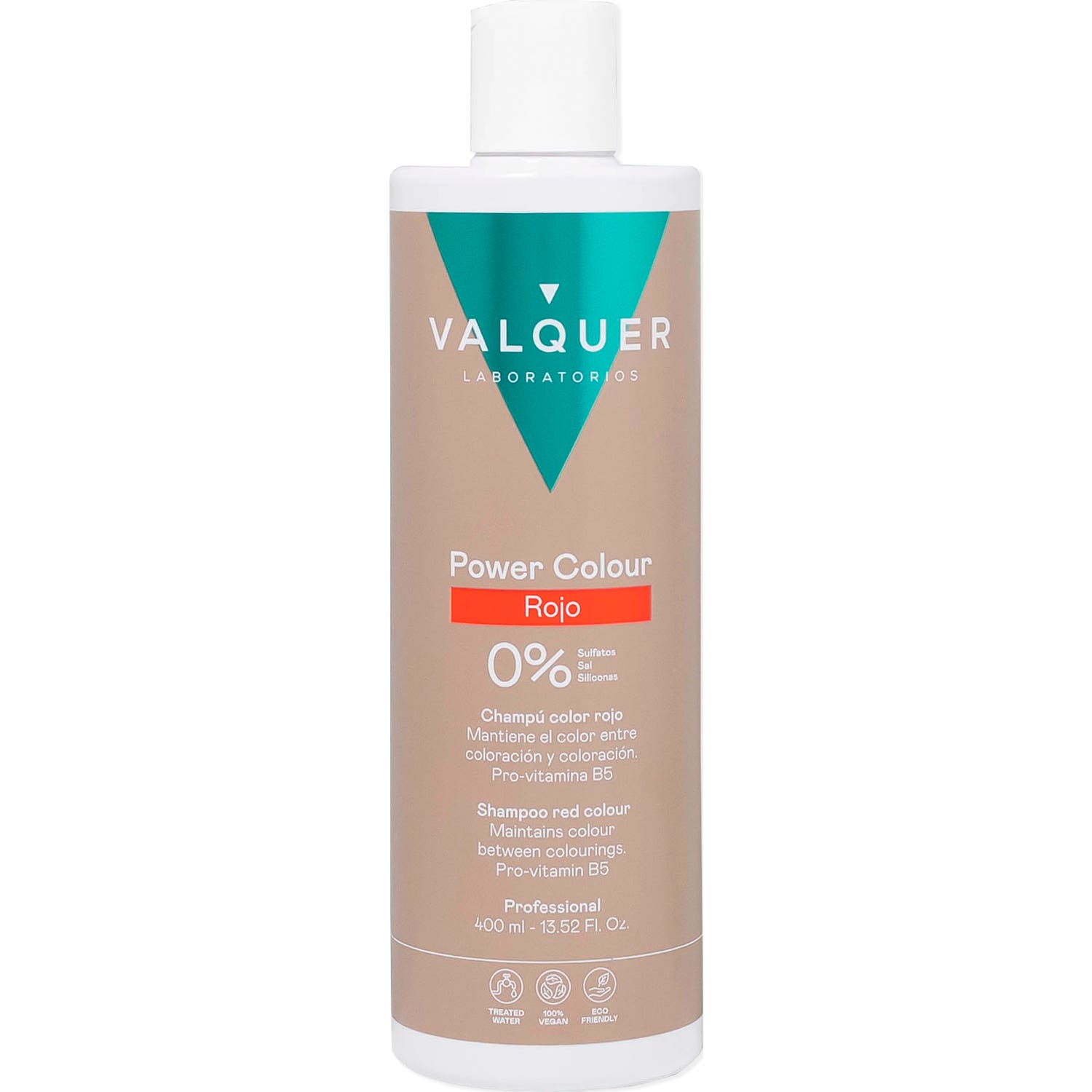 Valquer Champu Power Color Rojo 400 Ml