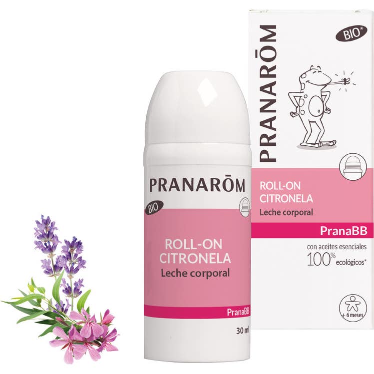 Pranarôm PranaBB Roll-on Citronela Leche Corporal BIO 30ml