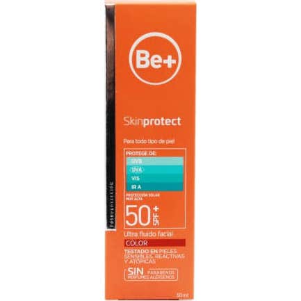Be+ Skin Protect Ultrafluido Facial Spf50+ Color 50ml