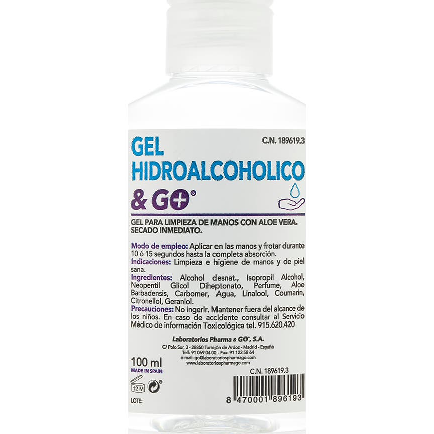 Pharma&Go Gel Hidroalcoholico 100 ml