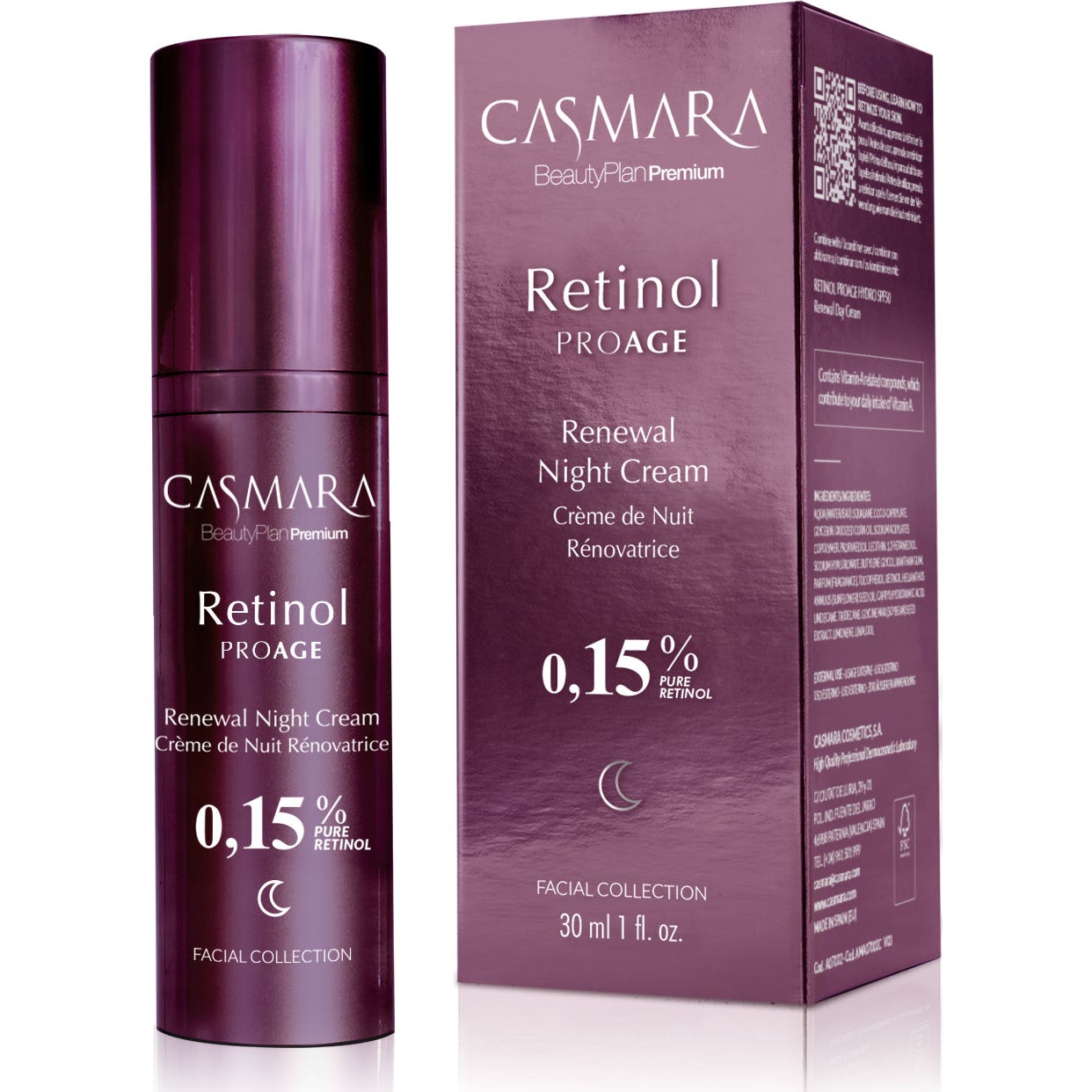 Casmara Retinol Proage 0,15% Renewal Night Cream 30ml