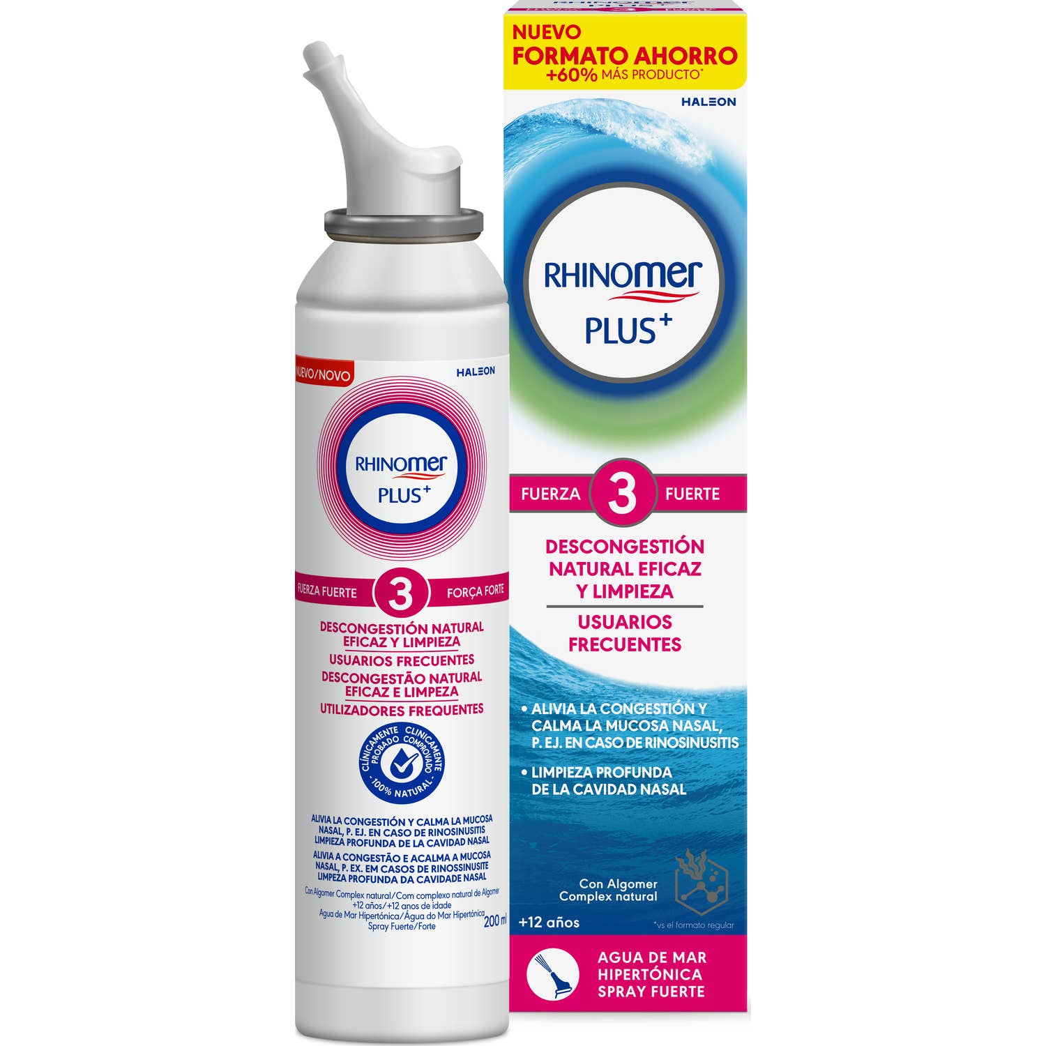 Rhinomer Plus Fuerza 3 Usuarios Frecuentes 200ml