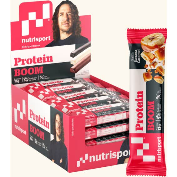 Nutrisport Protein Boom Banana Caramel 24 uds