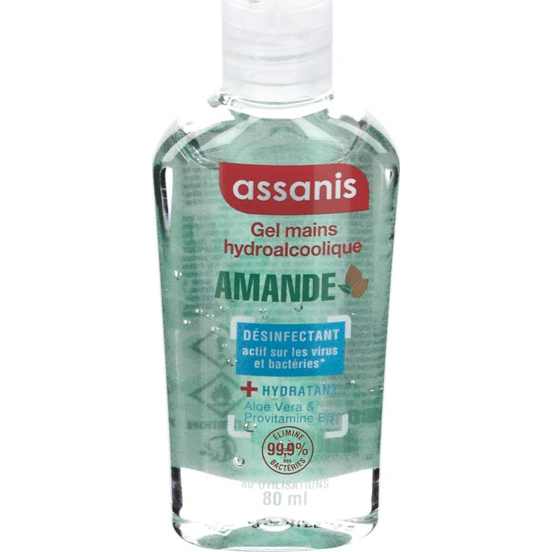 Assanis Gel Hidroalcohólico Perfume Almendra 80 ml