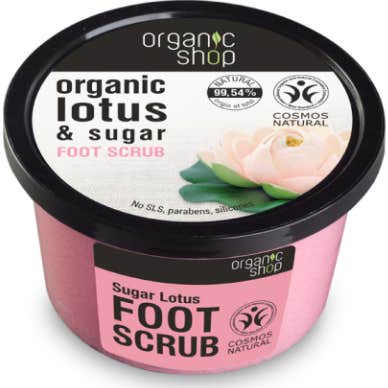 Organic Shop Exfoliante para Pies Azúcar de Loto 250 ml