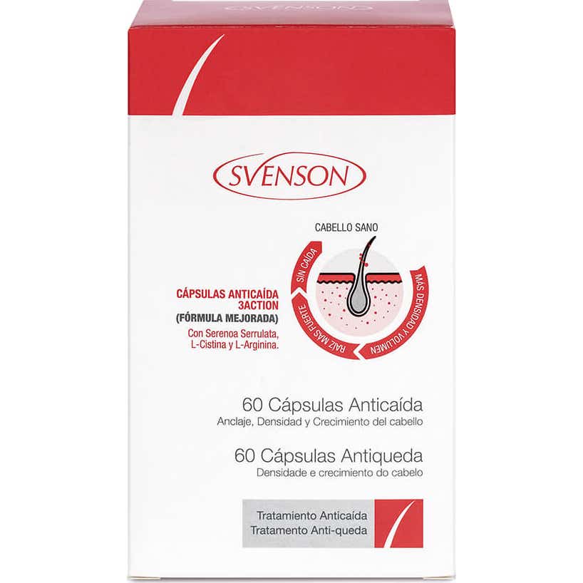 Svenson 3 Action Cápsulas Anticaída 60caps