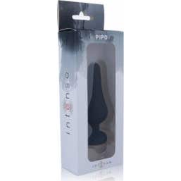 Intense Anal Plug Pipo L Silicone Negro 13 cm 1 ud