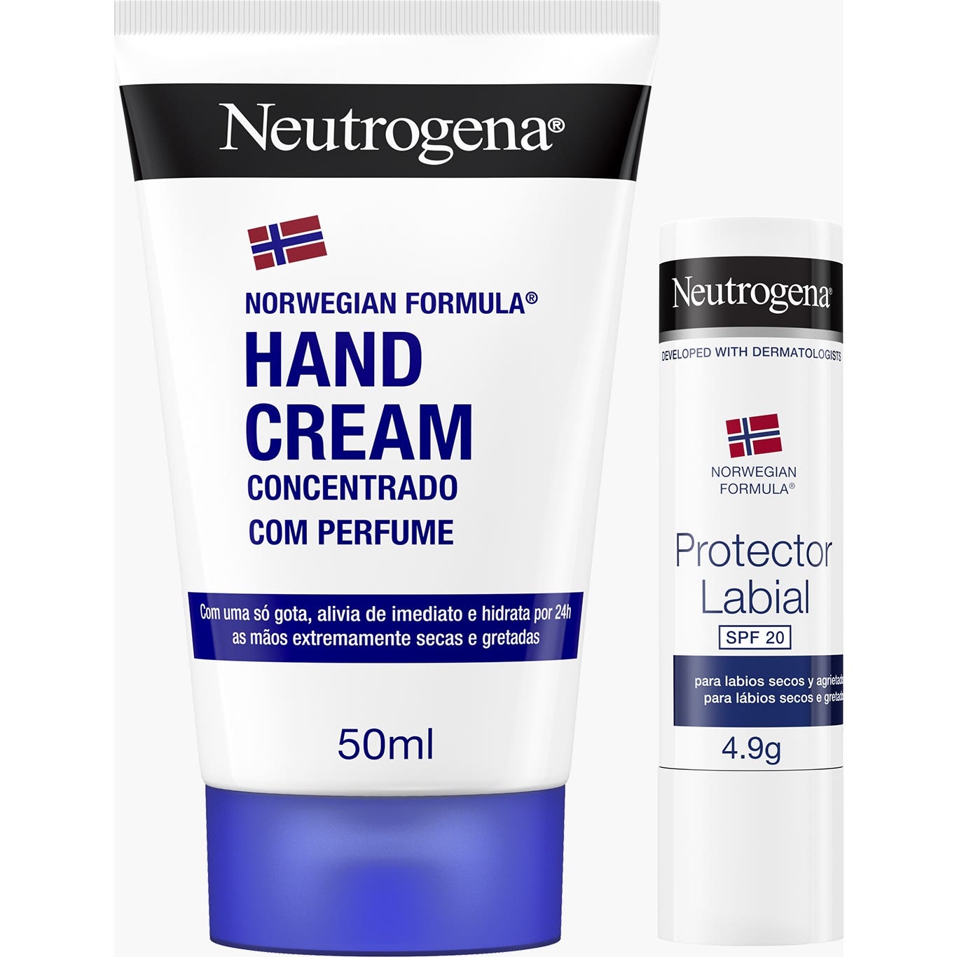 Neutrogena Pack Creme de Mão 50ml +Labial Spf20