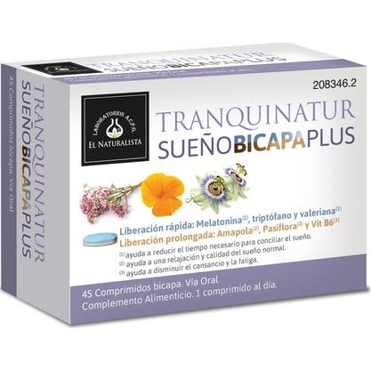 El Naturalista Tranquinatur Sueño Bicapa Plus 45Caps