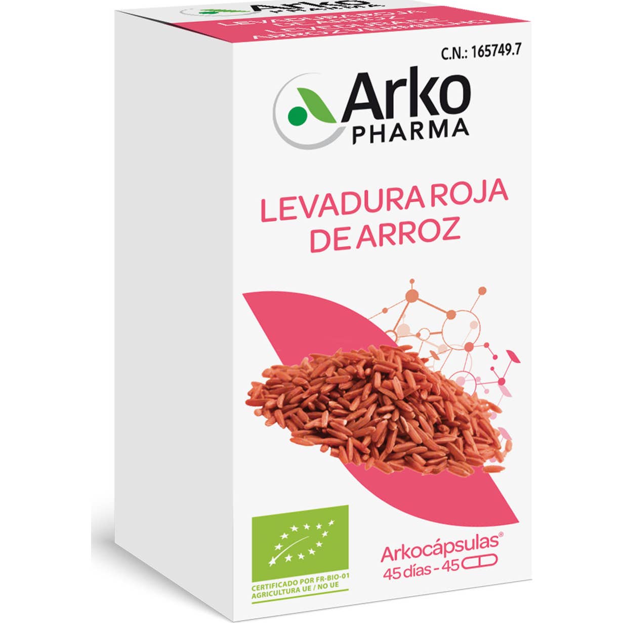 Arkopharma Arkocápsulas Levadura Roja de Arroz BIO 45caps