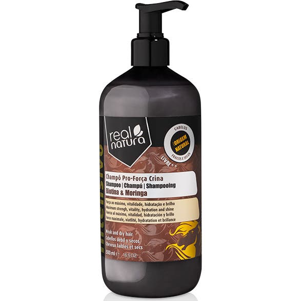 Real Natura Champú Sin Sal Melena Fuerte 500 ml