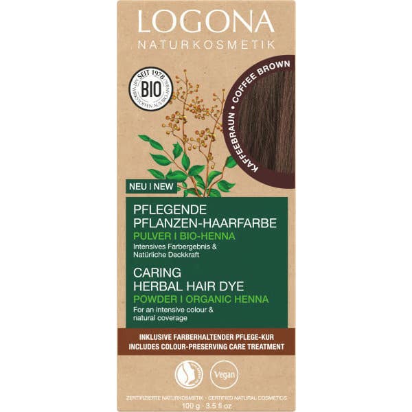 Logona Tinte Polvo 090 Marrón Café 100g