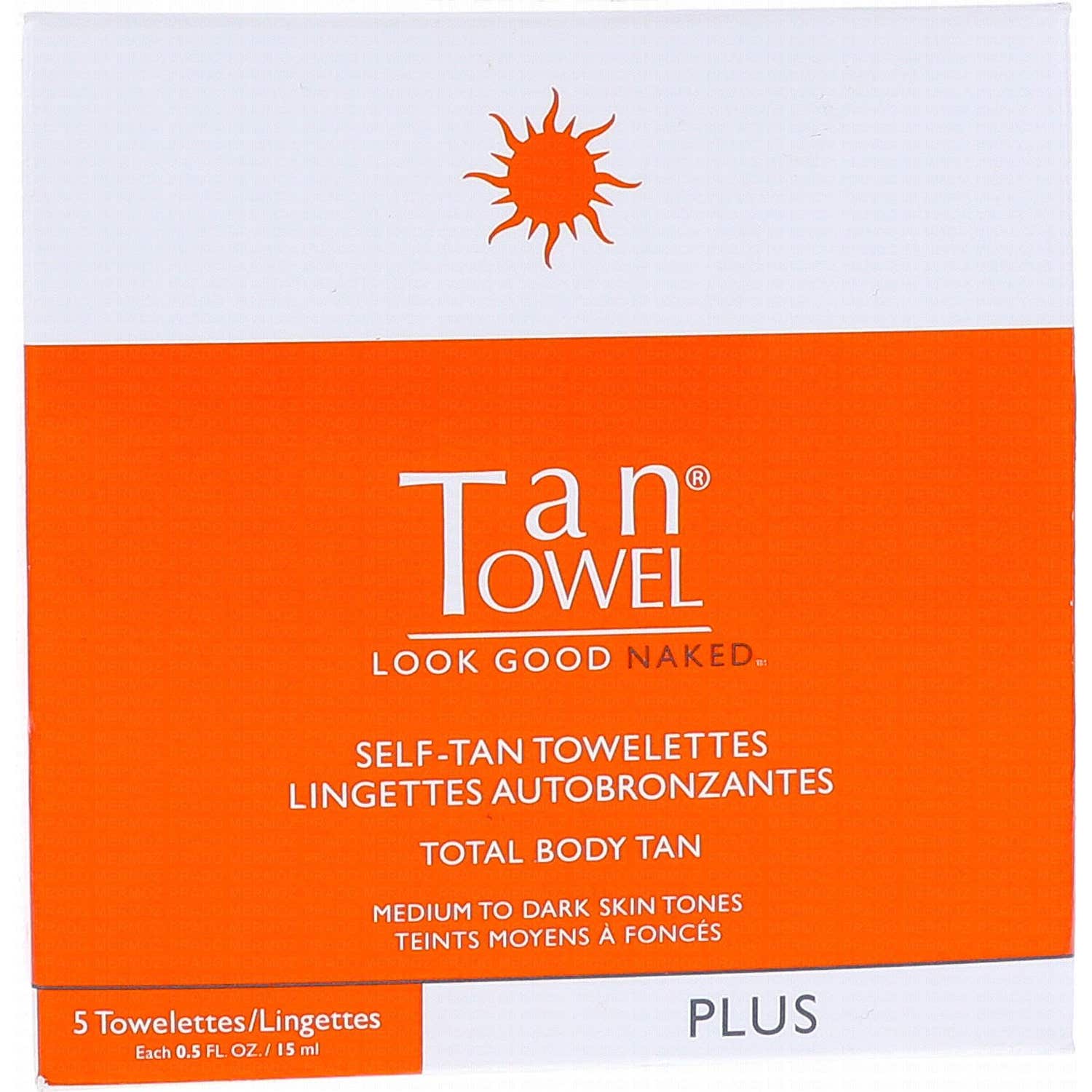TanTowel Total Body Tan Self-Tan Towelettes 5uds