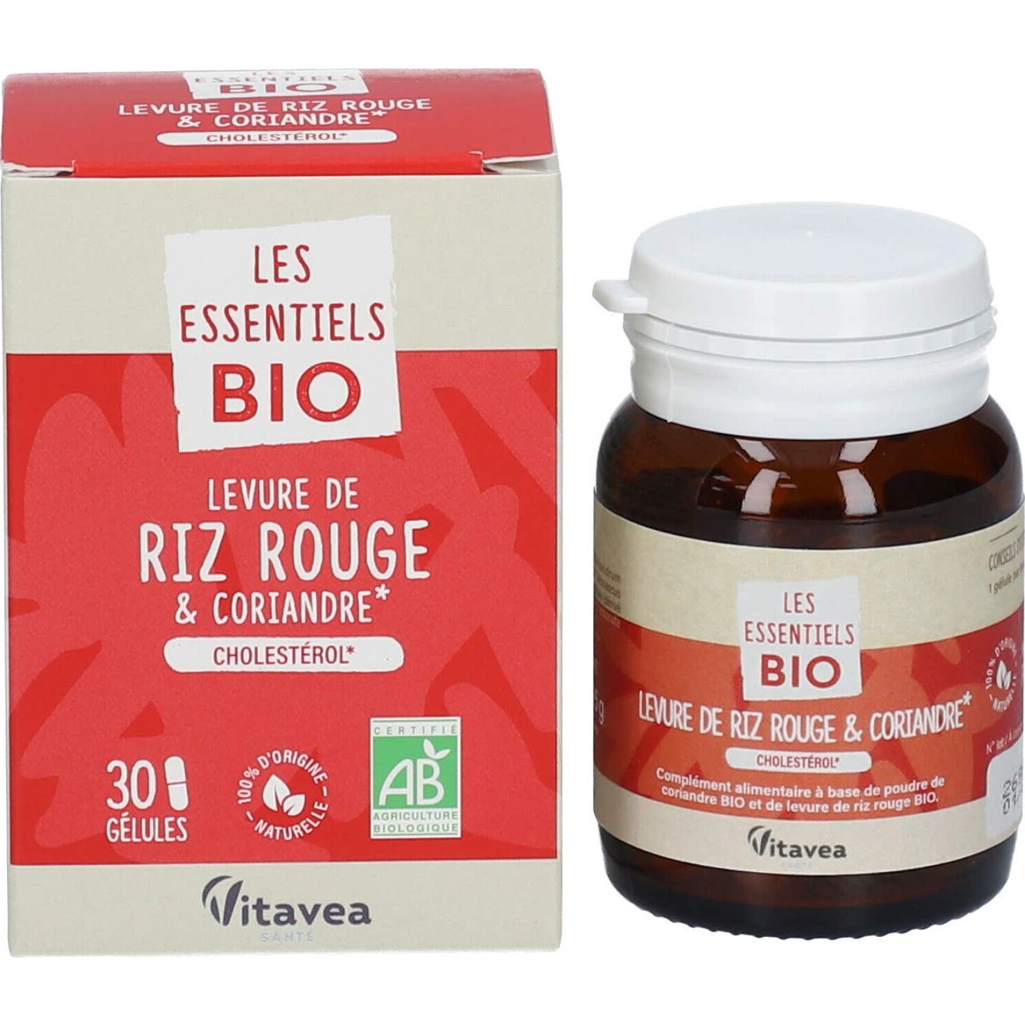 Vitavea Les Essentiels Levadura Roja Arroz & Corian 30perlas