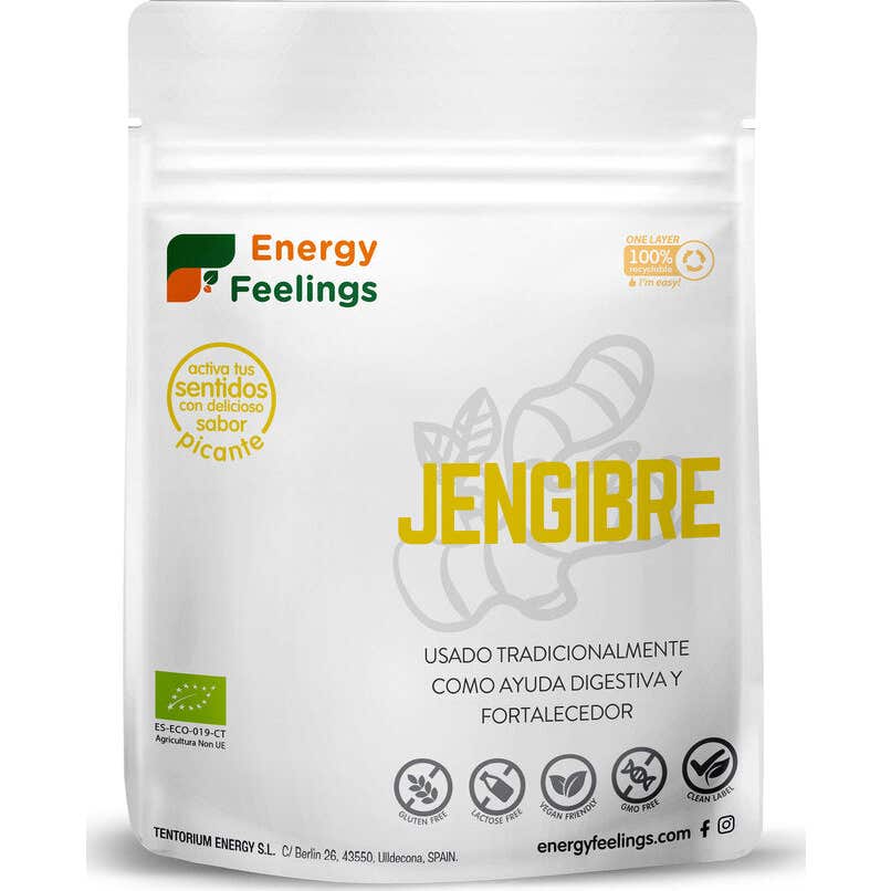 Energy Feelings Jengibre Polvo Eco Vegan Sin gluten 200 g