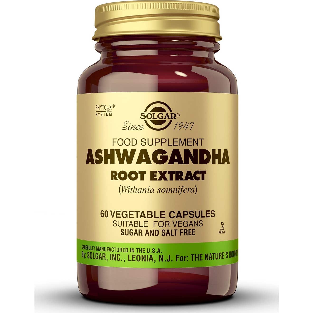 Solgar Ashwagandha Extracto De Raíz 60Vcaps