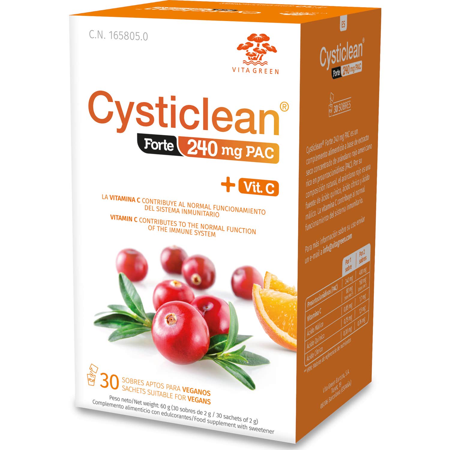 Cysticlean Forte 30 sobres