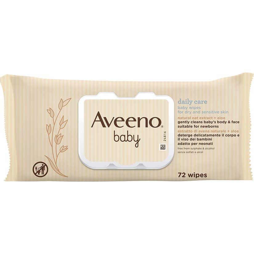 Aveeno Bebé Toallitas Limpiadoras 72uds