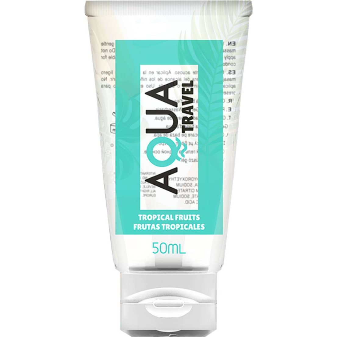 Aqua Travel Lubricante Base Agua Sabor Frutas Tropicales 50ml