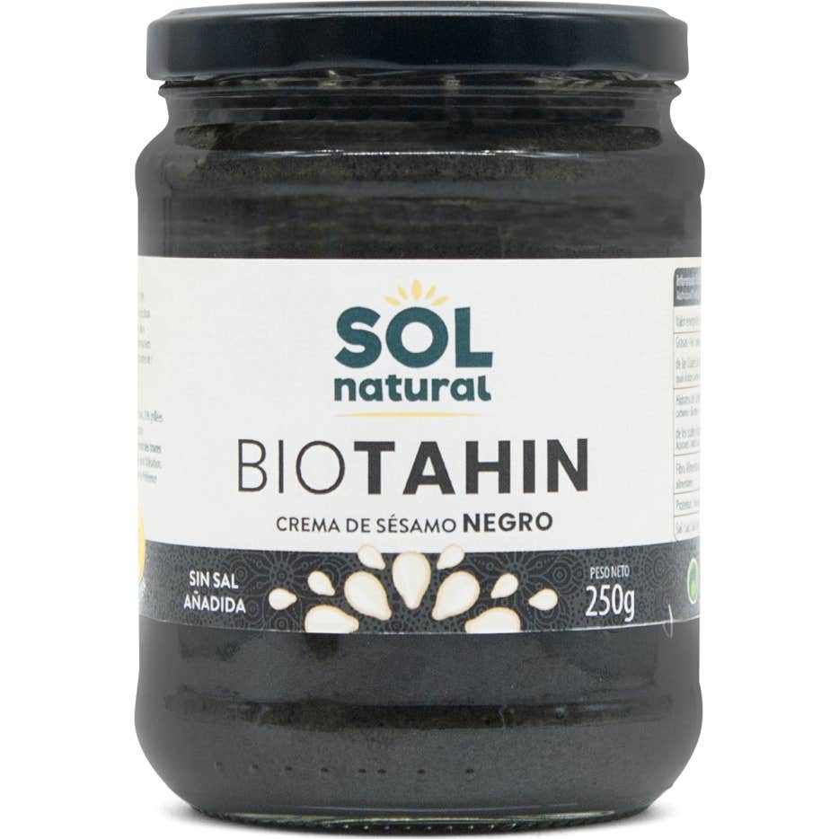 Sol Natural Bio Tahin Crema de Sésamo Negro 250g