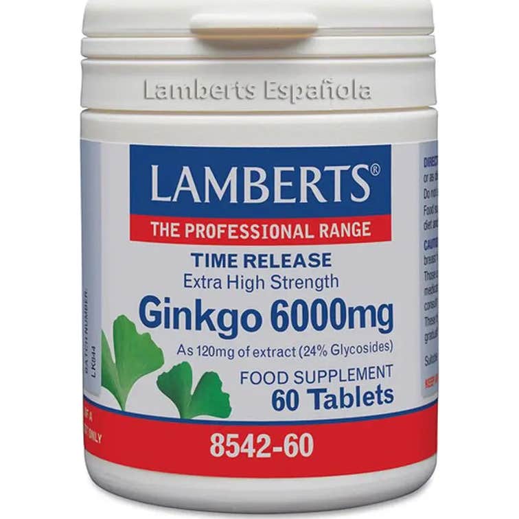 Lamberts Ginkgo Biloba 6000Mg 60 Comprimidos