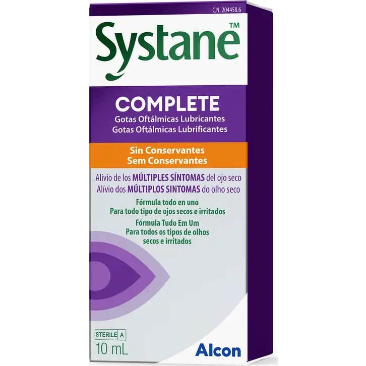 Systane Complete Gotas Oftálmicas Lubricantes sin Conservantes 10ml