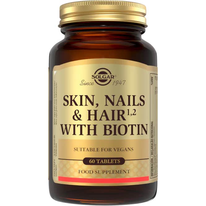 Solgar Fórmula Pelo Piel y Uñas con Biotina 60comp