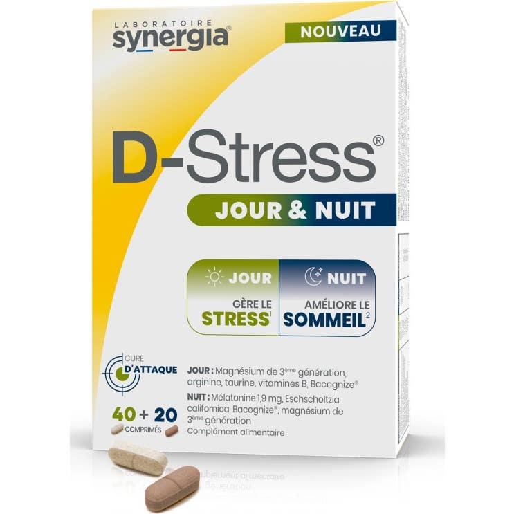 Synergia D-Stress Día & Noche 60Comp