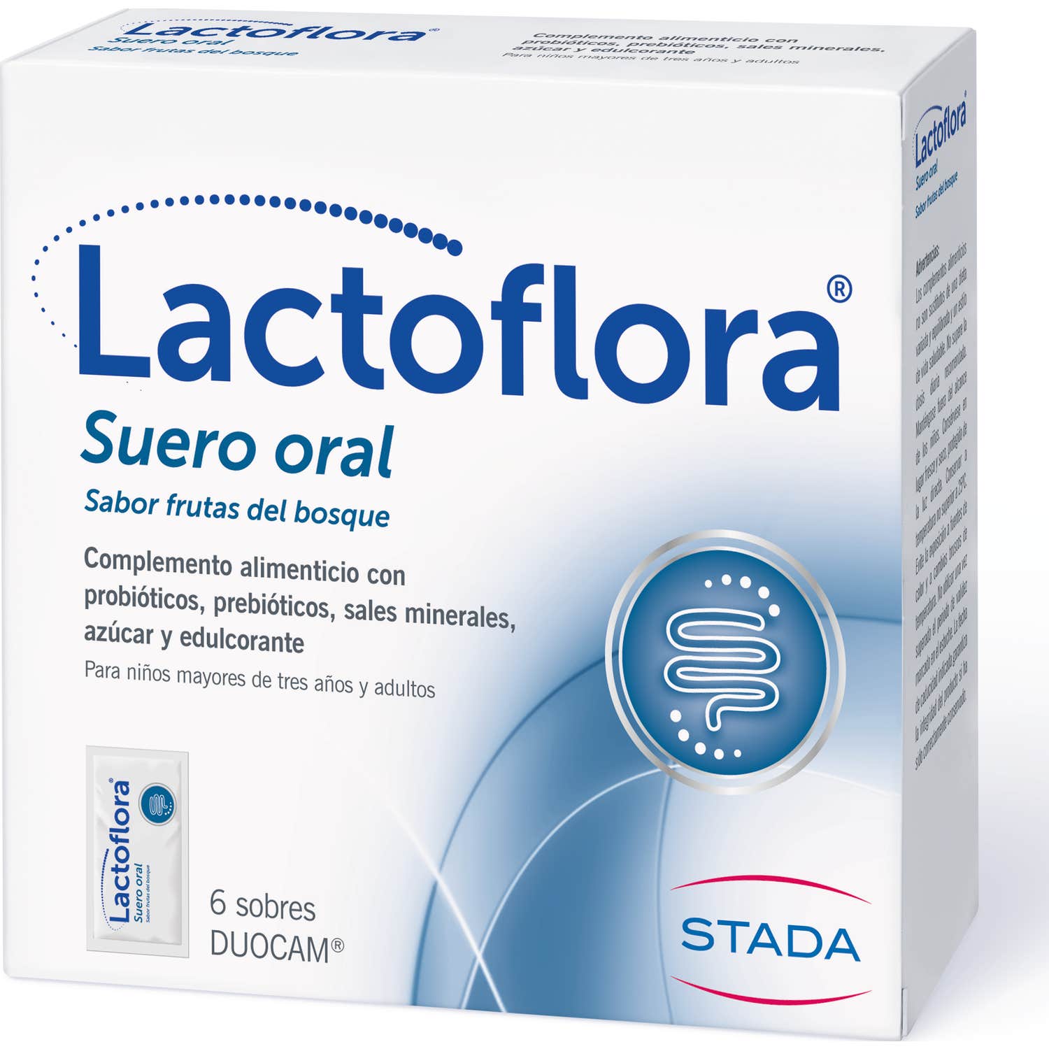 Lactoflora Suero Oral Sabor Frutas del Bosque 6 sobres