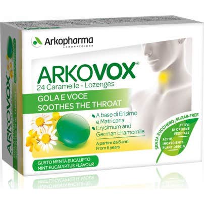 Arkopharma Arkovox Menta y Eucalipto Pastillas 24 uds