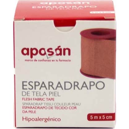 Aposan Esparadrapo de Tela Piel 5 Mx5 cm 1 ud
