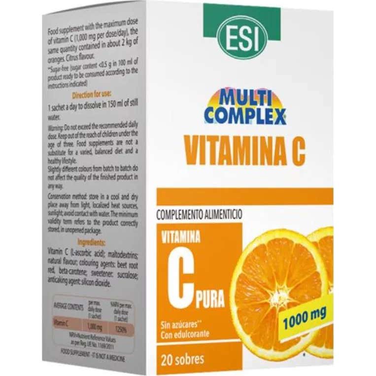 Esi Multi Complex Vitamina C 20 Sobres