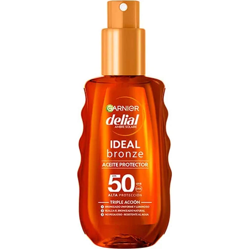 Garnier Delial Ideal Bronze Aceite Protector Spf50 150ml