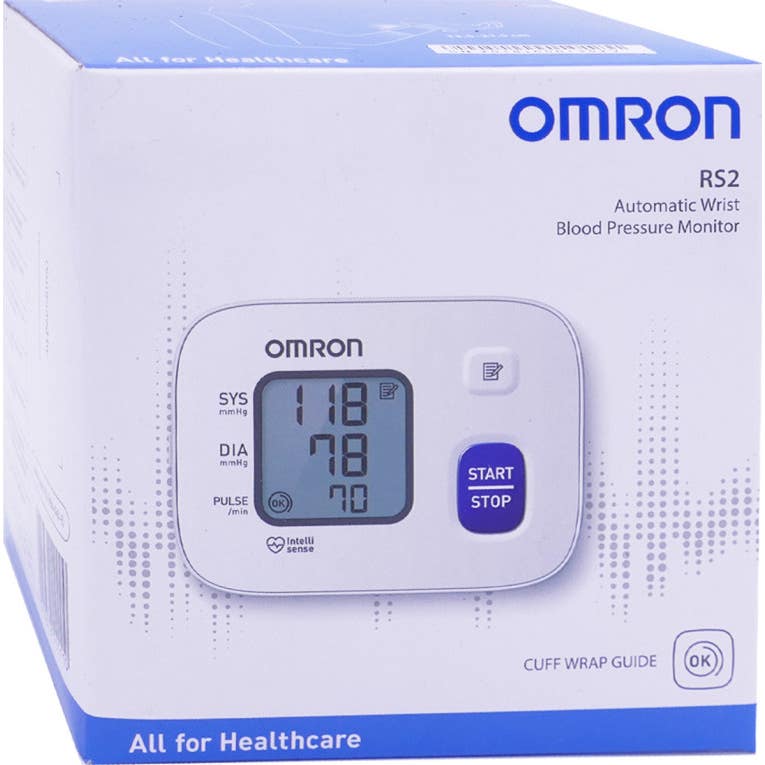 Omron Tensiómetro De Muñeca Rs2 Hem-66-E – Compacto Y Portátil, Medición Automática Con Alta Precisión Y Detección De Arritmias - Imagen 2