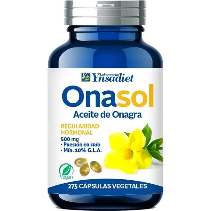 Ynsadiet Mujer Fitosol Aceite De Onagra Vegetal 500Mg 275 Cápsulas Blandas - Imagen 3