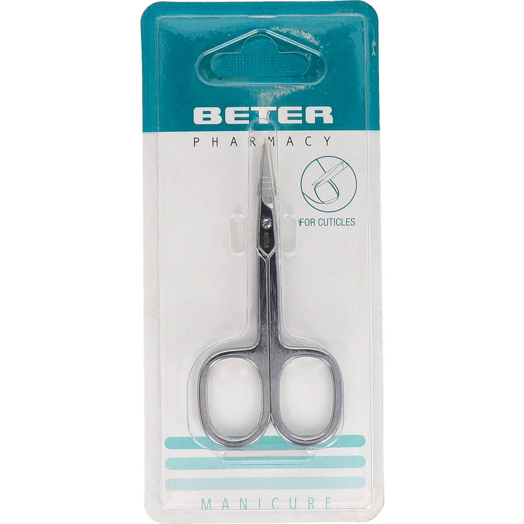 Beter tijera manicura pieles cromada recta profesional