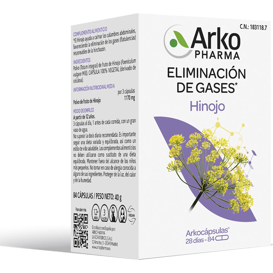 Arkopharma Arkocápsulas Hinojo 84caps