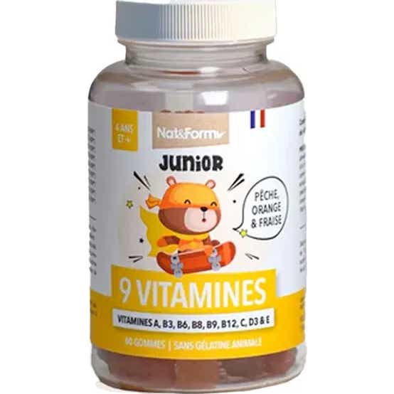 Nat&Form Junior 9 Vitaminas 60 Encías