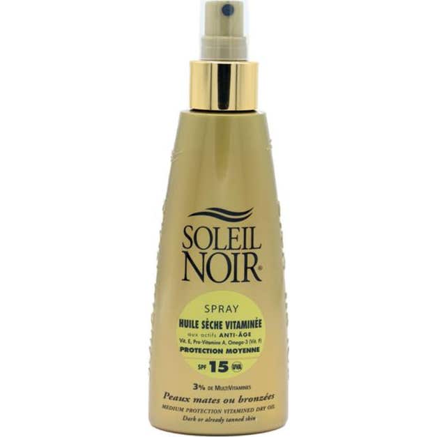 Soleil Noir Spray Aceite Seco Vitaminado SPF15 150 ml