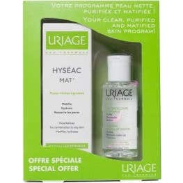 Uriage Hyseac emulsión matificante + agua micelar pieles grasas