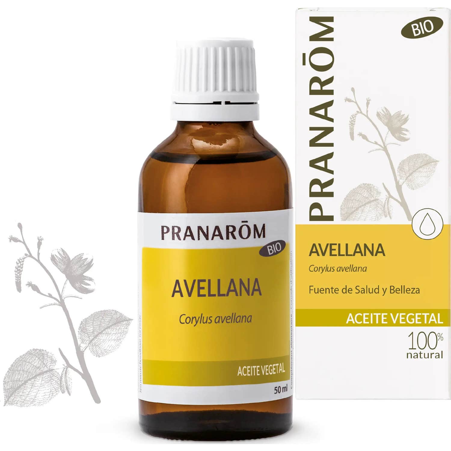 Pranarôm Aceite Vegetal de Avellana BIO 50ml