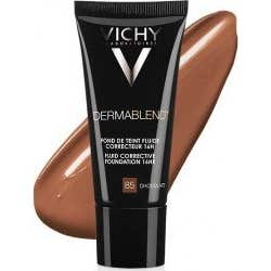 Vichy Dermablend Base de Maquillaje Fluido Corrector 16h 85 Chocolate 30 ml
