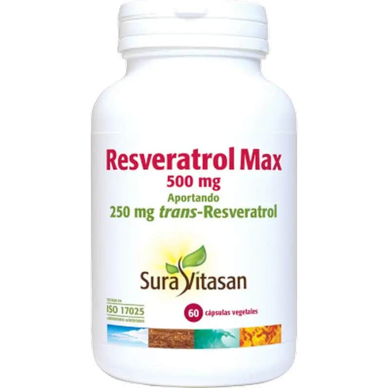 Sura Vitasan Resveratrol Max 500Mg 60 Caps