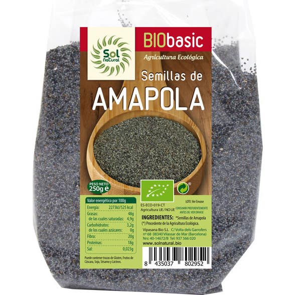 Sol Natural 3 X Semillas De Amapola Bio 250 G - Imagen 2