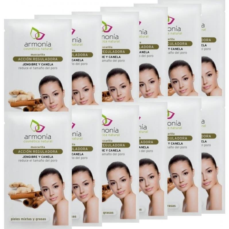Armonia Mascarilla Reguladora Jengibre Canela 12 X10 g