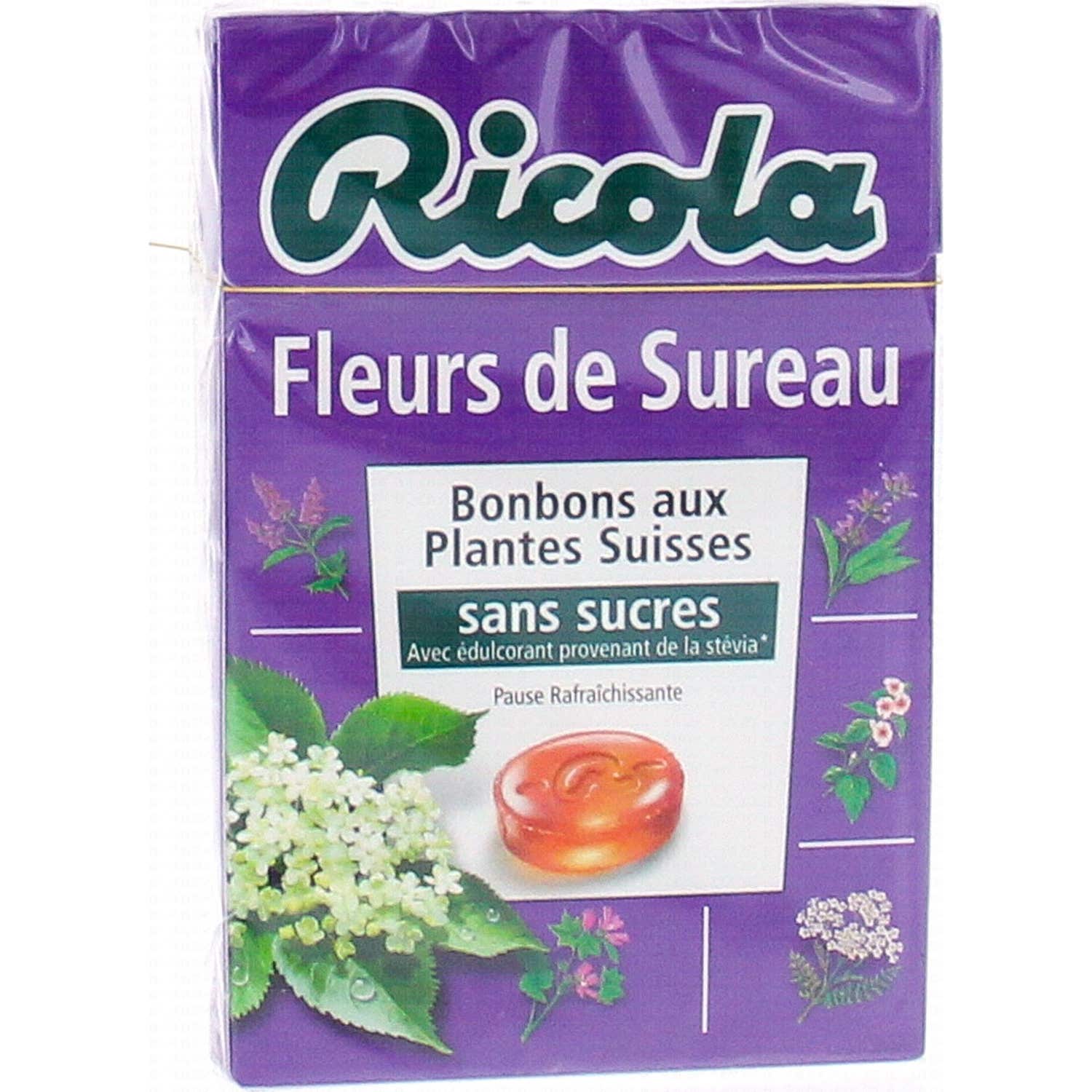 Ricola Caramelos de Hierbas Suizas Sabor Flor de Saúco 50g