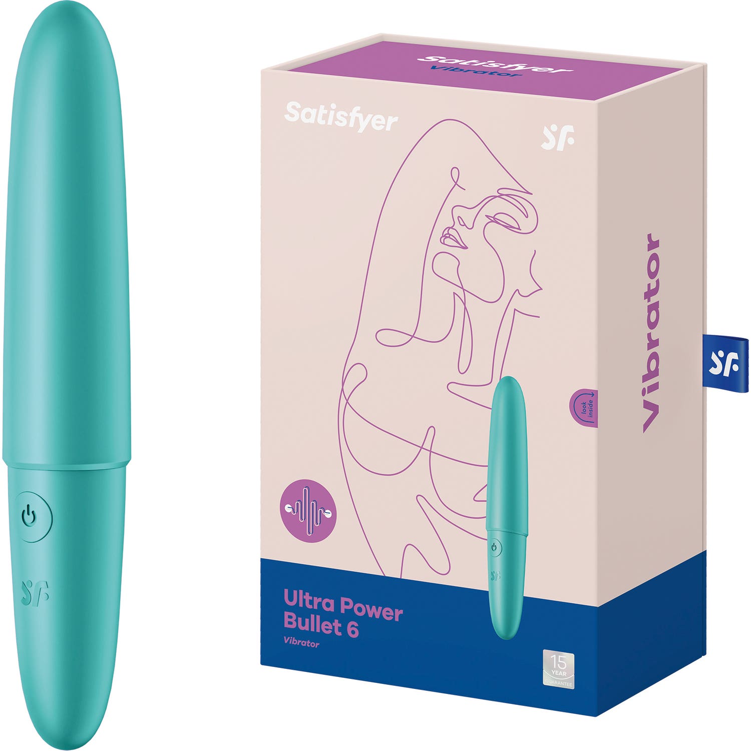 Satisfyer Ultra Power Bullet 6 Vibrador Turquesa 1ud