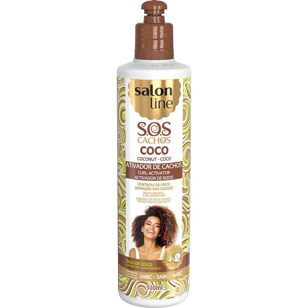 Salon Line Activador Rizos Sos Cachos Aceite Coco 300ml