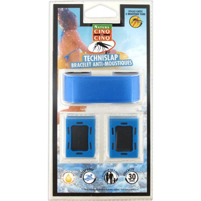 Cinq Sur Cinq Pulsera Anti-Mosquitos Azul 1 ud