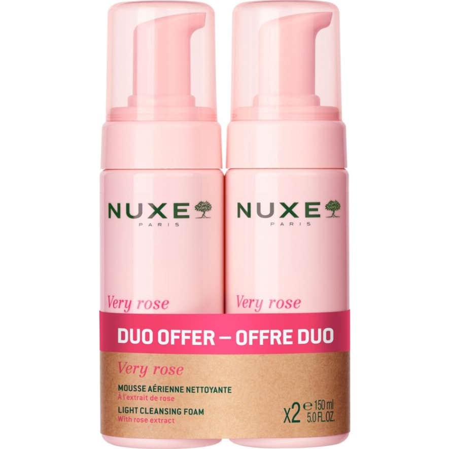 Nuxe Very Rose Espuma Micelar 2x150ml